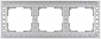 Werkel  Antik Белое Золото Рамка 3-местная WL07-Frame-03 a036750