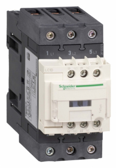 Контактор  Schneider Electric  50А  3П  катушка управления  220В  AC  дополнительный контакт 1НО+1НЗ  TeSys_D