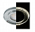 Ecola MR16 LD1650 GU5.3 Glass Стекло с подсветкой Круг Хром / Хром 25x95 (кd74) /SC1650EFF/