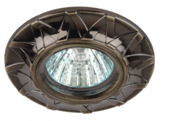 Светильник точечный ЭРА свет-к KL68 SB  литой MR16,12V/220V, 50W бронза (100/1000)