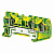Клеммник пружинный с заземлением 4мм 3 точки Schneider Electric   NSYTRR43PE
