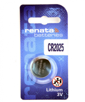 Элемент питания RENATA CR 2025 (Li/MnO2, 148mAh, 3V) (кратно 1)