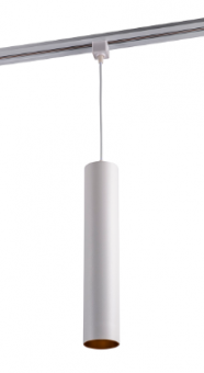 Светильник трековый Jazzway PTR 2310 10w 4000K 30° WH 400мм на подвесе 1м IP40