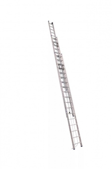 Лестница 3-секц алюм 3*13ст с канатной тягой 372/630/890 Алюмет SR3 3313