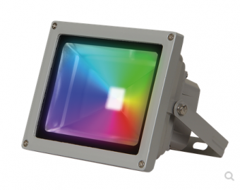Прожектор светодиодный Jazzway PFL- 20W/ RGB-RC/GR 20Вт  IP65 180x140x130мм