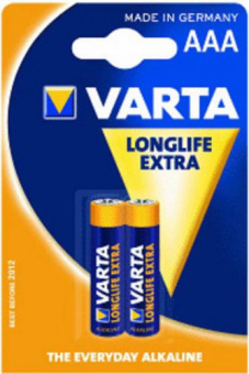 Элемент питания VARTA 4103.113.412 (4103.101.412) "LONGLIFE " LR03  BP2 (кратно 2)