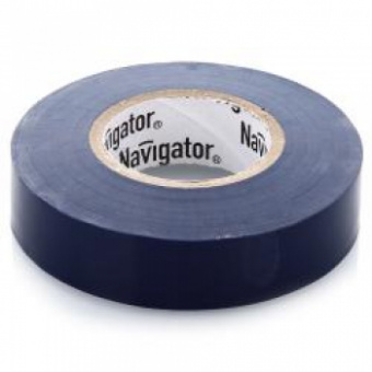 Изолента ПВХ синяя 15мм 10м Navigator  NIT-B15-10/B 71 233