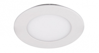Светильник светодиодный Jazzway PPL-RPW 6Вт 6500K (d120*25mm) 450Лм IP20 белый круглый,  пластик .2855015