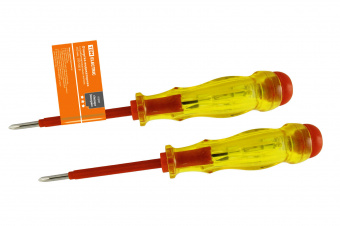 Отвертка-пробник TDM (индикатор) с комбинированным жалом 160 мм, 100-500В серия ЭкспертЭлектрик