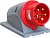 Вилка IEK 525 3Р+РЕ+N 32А 6ч/200/346-240/415В IP44 стационарная MAGNUM