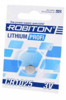 Элемент питания ROBITON PROFI R-CR1025  BL1 (кратно 1)