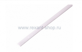 Трубка ТУТнг   8/4 белая 1м  REXANT 20-8001