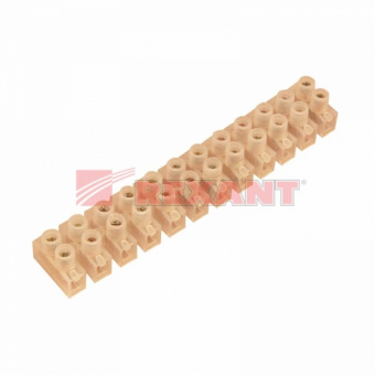Колодка клеммная  КВ-10  10А  10мм2  REXANT 07-5010 07-5010