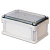 DKC 532211 Корпус IP67.300х200х146 (выс.крышки 35),стнк.выбв.флнц.,прозр.крыш.