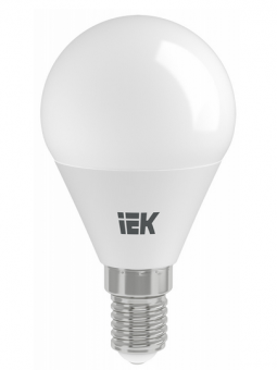 Светодиодная лампа IEK G45 5Вт 230В 3000К E14