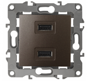 ЭРА  Эра12  Бронза  Устройство зарядное USB, 5В-2100мА, 12-4110-13