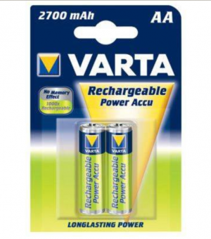 Аккумулятор VARTA R6 (2700 mAh Ni-Mh) 5706.301.402  BL2 (кратно 2)