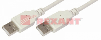 Шнур  USB-A (male) - USB-A (male)  3M  REXANT