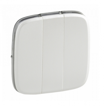Legrand  Valena  ALLURE Жемчуг Лицевая Панель для выключателя 3-клавишного 755039