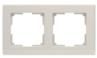 Werkel  Stark Слоновая Кость Рамка 2-местная WL04-Frame-02-ivory a028942