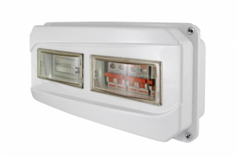 Бокс навесной ЩРН-П 12-1ф 167х350х111 мм пластиковый IP55 TDM