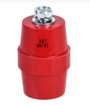 Изолятор SM-51 H51xD35xM8мм с болтом IEK