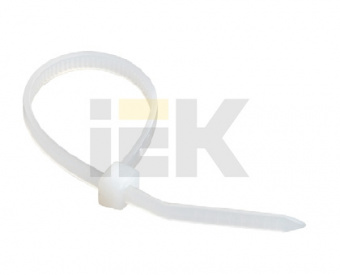 Хомут (стяжка) нейлон  3.6 х 150  бел.  (500шт)  IEK UHH31-D036-150-500