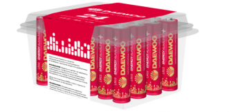 Элемент питания Daewoo LR03 ENERGY Alkaline 2021 Pack-24 (кратно 24)
