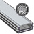 Профиль влагозащищенный Jazzway PAL 1808 (2м) с матовым рассеивателем .1037480