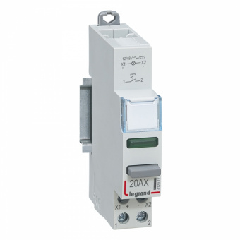 Legrand 412914 CX3 Выкл.Кн.Фикс. НО зел.инд.