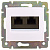 Legrand Valena  Белый Розетка механизм компьютерная 2-местная с захватами RJ45 UTP категория 5е 774231 индивидуальная упаковка DIY (кратно 1)