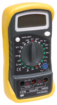 Мультиметр цифровой IEK Master MAS838L