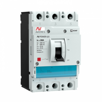 Выключатель Автоматический  3П   200А  35кА AV POWER-2/3 TR EKF AVERES