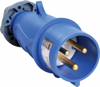 Вилка IEK MAGNUM 023 2Р+РЕ 32А 6ч/200-250В IP44 переносная 