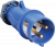 Вилка IEK MAGNUM 023 2Р+РЕ 32А 6ч/200-250В IP44 переносная 