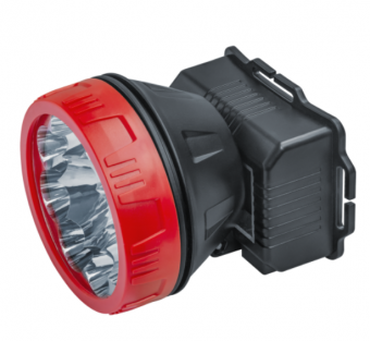Фонарь налобный Navigator NPT-H21-ACCU 9LED 1Вт,2 режима Li-ion 0,9Ач 14 448