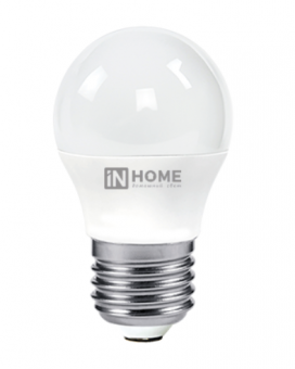 Светодиодная лампа IN HOME P45  6Вт 230В 4000К Е27