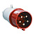 Вилка IEK MAGNUM 025 3Р+РЕ+N 32A 6ч/200/346-240/415В IP44 переносная 