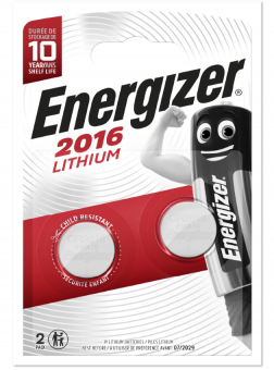 Элемент питания ENERGIZER CR2016 Lifhium FSB2 (кратно 2)