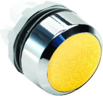 Кнопка MP1-20Y желтая без фиксации без подсветки ABB  /1SFA611100R2003/