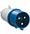 Вилка TDM 023 2Р+РЕ 32А 220В IP44