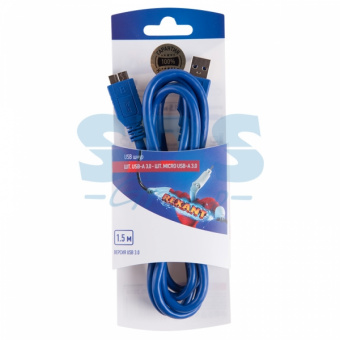 Шнур шт. USB A 3.0 - штекер micro USB 3.0   1,5м  REXANT