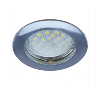 Светильник Ecola MR16 DL100 GU5.3  встраиваемый литой Хром 24x75