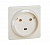 Розетка силовая 2К+З 32А боковая Legrand 55812