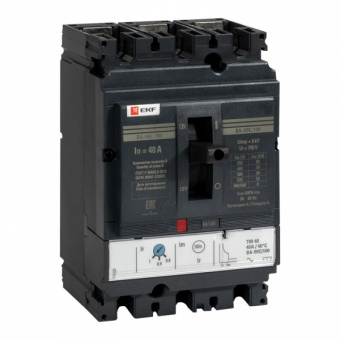 Автоматический выключатель ВА-99C (Compact NS) 100/40А 3P 36кА EKF