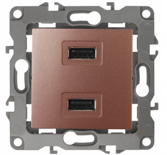ЭРА  Эра12  Медь  Устройство зарядное USB, 5В-2100мА,  12-4110-14