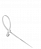 Хомут (стяжка) с монтажным отверстием  4.3 х 200  белый  (100шт) TDM SQ0515-0505