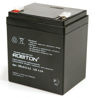 Аккумулятор ROBITON VRLA 12-4.5  12V  4,5Ah