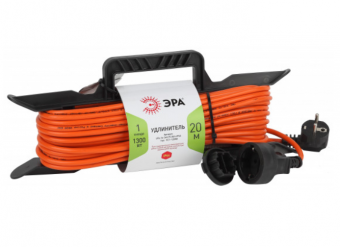 Удлинитель силовой ЭРА UFx-1e-3x0.75-20m-IP44 на рамке c/з 1 гн 20м ПВС 3x0.75