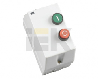 Контактор КМИ11860 18А в оболочке Ue=220В/АС3  IP54 IEK